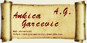 Ankica Garčević vizit kartica